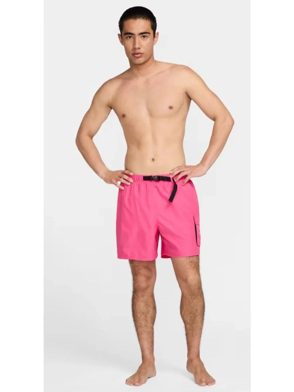 Nike Explore Belted Packable Quick Dry Swim Trunks NESSB521 Men's‎ M NEW w/ TAGS
